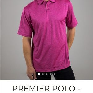Premier pink polo